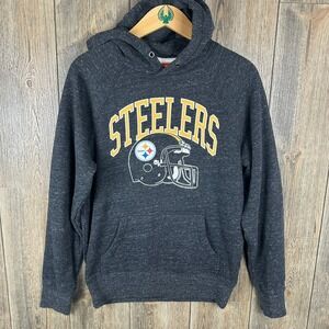 NFL Pittsburgh Steelers Homage Hoodie Pullover Football Graphic Sweatshirt Small